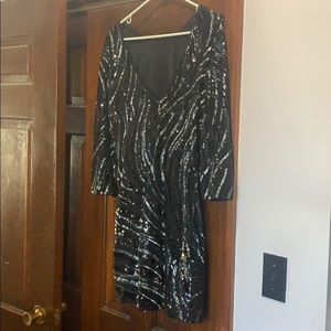 Black express Xmas dress size 10